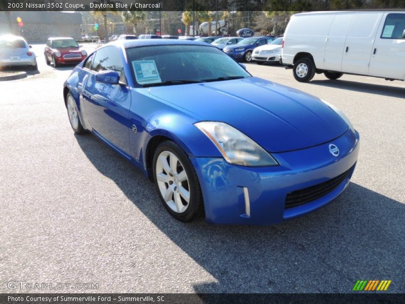 Daytona Blue / Charcoal 2003 Nissan 350Z Coupe