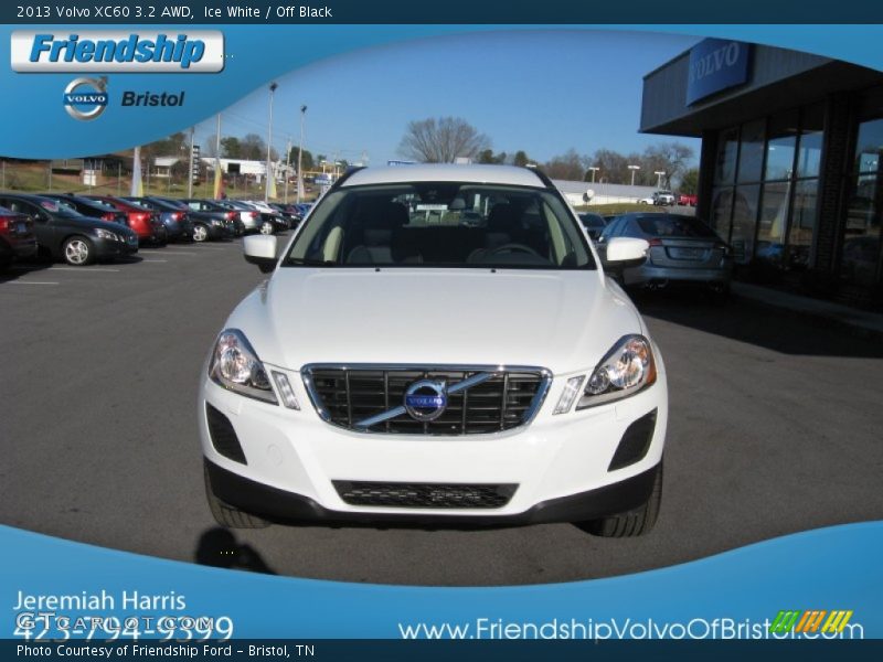 Ice White / Off Black 2013 Volvo XC60 3.2 AWD