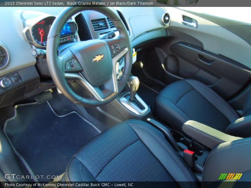 Jet Black/Dark Titanium Interior - 2013 Sonic LTZ Sedan 