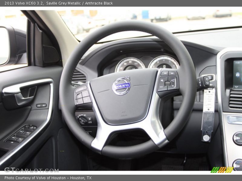 Saville Grey Metallic / Anthracite Black 2013 Volvo XC60 3.2