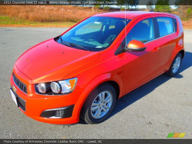 Front 3/4 View of 2013 Sonic LT Hatch
