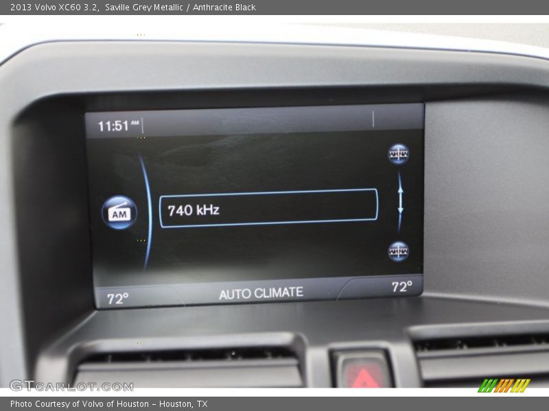 Saville Grey Metallic / Anthracite Black 2013 Volvo XC60 3.2