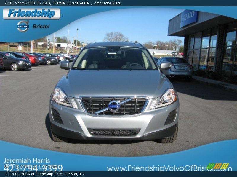 Electric Silver Metallic / Anthracite Black 2013 Volvo XC60 T6 AWD