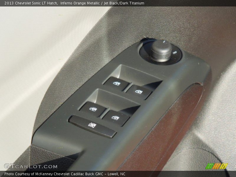 Inferno Orange Metallic / Jet Black/Dark Titanium 2013 Chevrolet Sonic LT Hatch