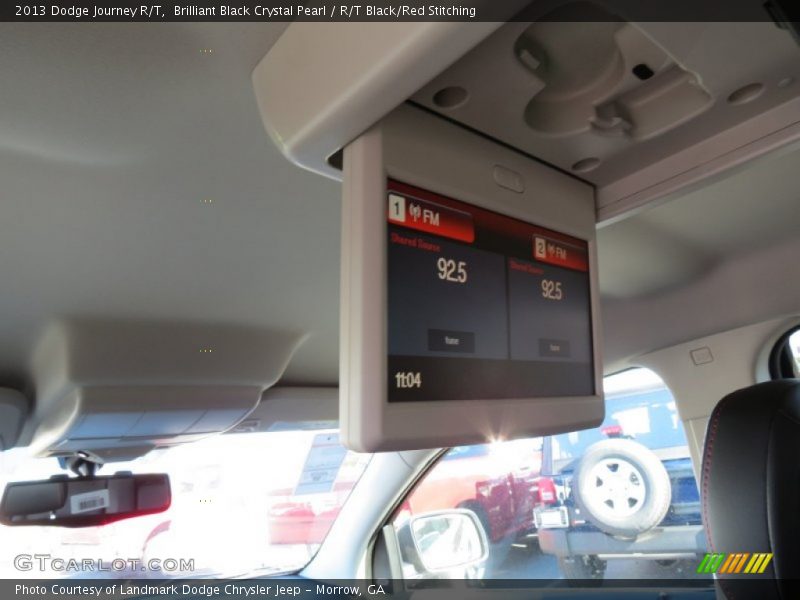 Brilliant Black Crystal Pearl / R/T Black/Red Stitching 2013 Dodge Journey R/T