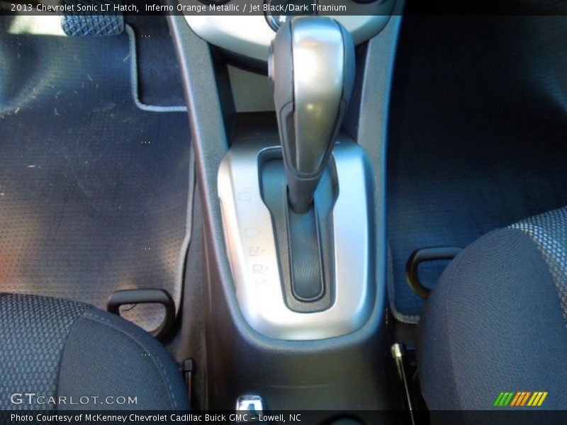 Inferno Orange Metallic / Jet Black/Dark Titanium 2013 Chevrolet Sonic LT Hatch