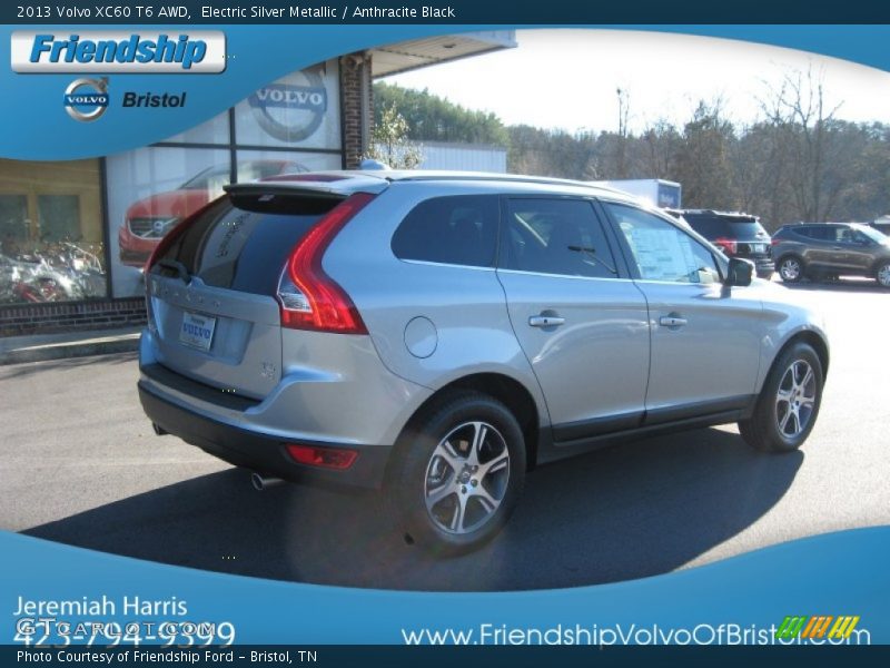 Electric Silver Metallic / Anthracite Black 2013 Volvo XC60 T6 AWD