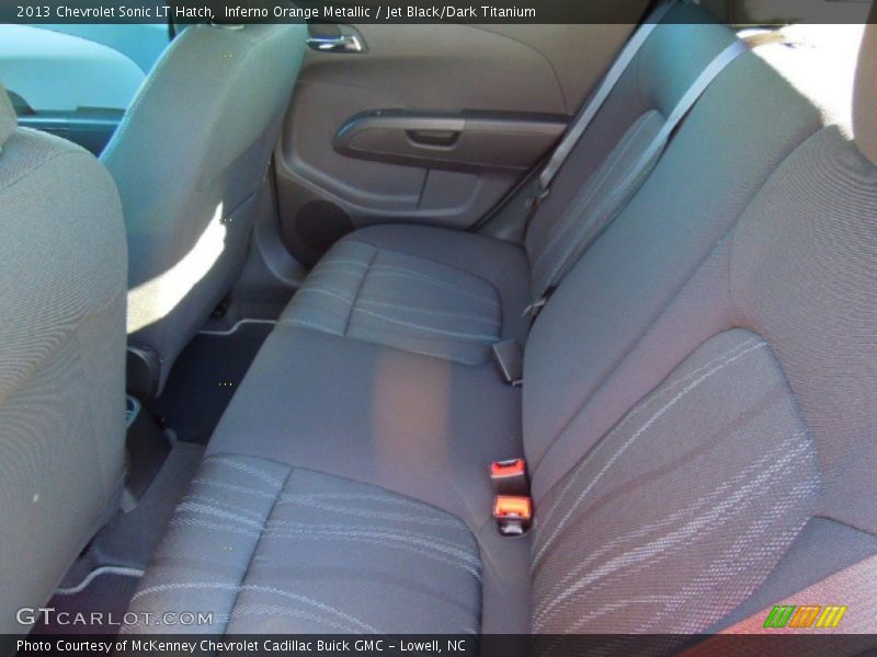 Inferno Orange Metallic / Jet Black/Dark Titanium 2013 Chevrolet Sonic LT Hatch