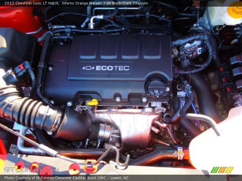  2013 Sonic LT Hatch Engine - 1.4 Liter DI Turbocharged DOHC 16-Valve 4 Cylinder