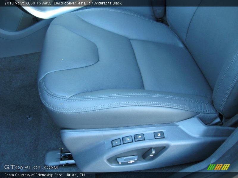 Electric Silver Metallic / Anthracite Black 2013 Volvo XC60 T6 AWD