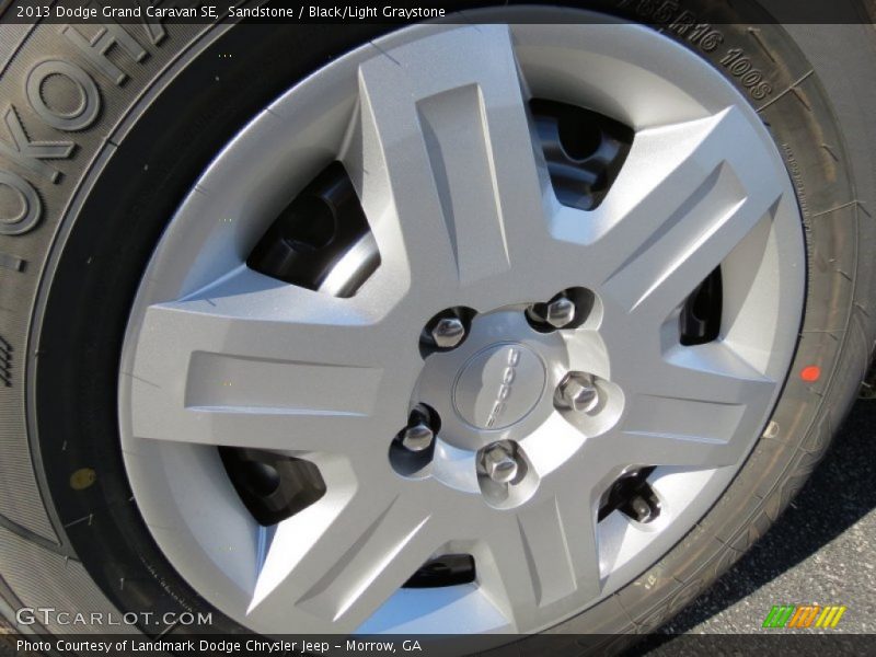 Sandstone / Black/Light Graystone 2013 Dodge Grand Caravan SE