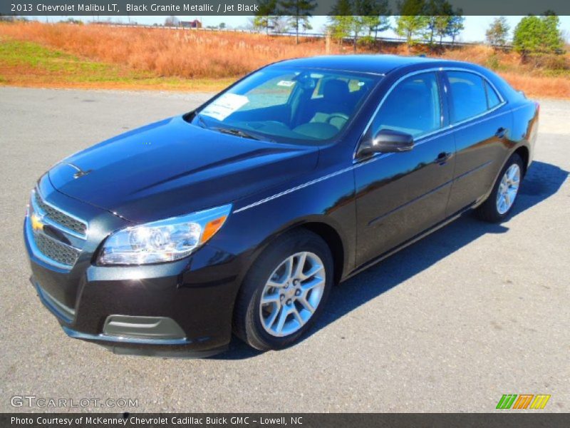 Black Granite Metallic / Jet Black 2013 Chevrolet Malibu LT