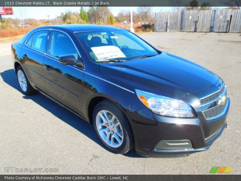 Black Granite Metallic / Jet Black 2013 Chevrolet Malibu LT