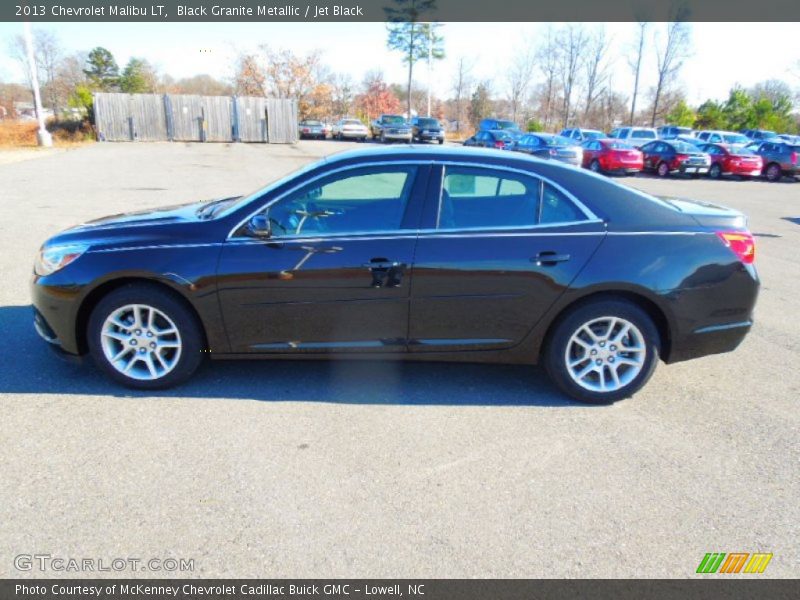 Black Granite Metallic / Jet Black 2013 Chevrolet Malibu LT