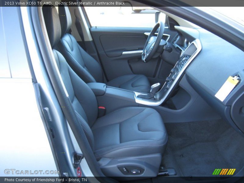 Electric Silver Metallic / Anthracite Black 2013 Volvo XC60 T6 AWD