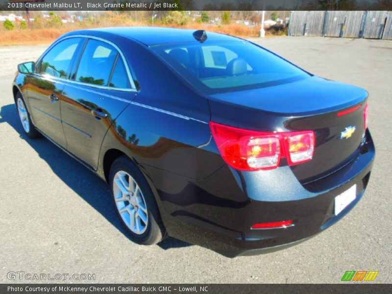 Black Granite Metallic / Jet Black 2013 Chevrolet Malibu LT