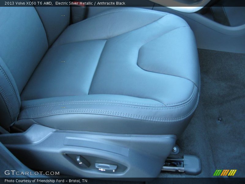 Electric Silver Metallic / Anthracite Black 2013 Volvo XC60 T6 AWD