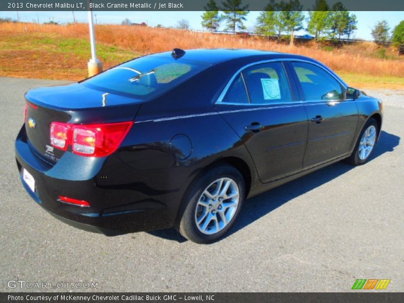 Black Granite Metallic / Jet Black 2013 Chevrolet Malibu LT