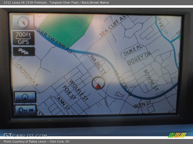Tungsten Silver Pearl / Black/Brown Walnut 2012 Lexus HS 250h Premium