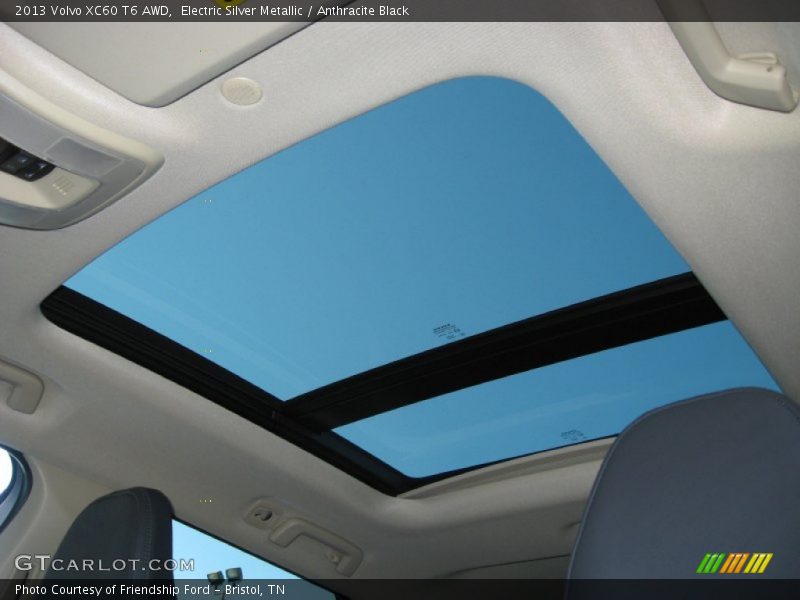 Electric Silver Metallic / Anthracite Black 2013 Volvo XC60 T6 AWD