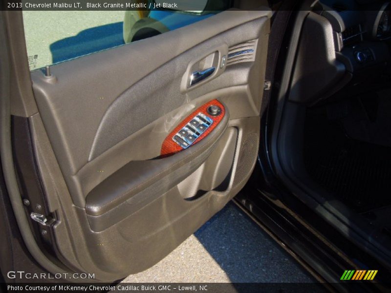 Black Granite Metallic / Jet Black 2013 Chevrolet Malibu LT
