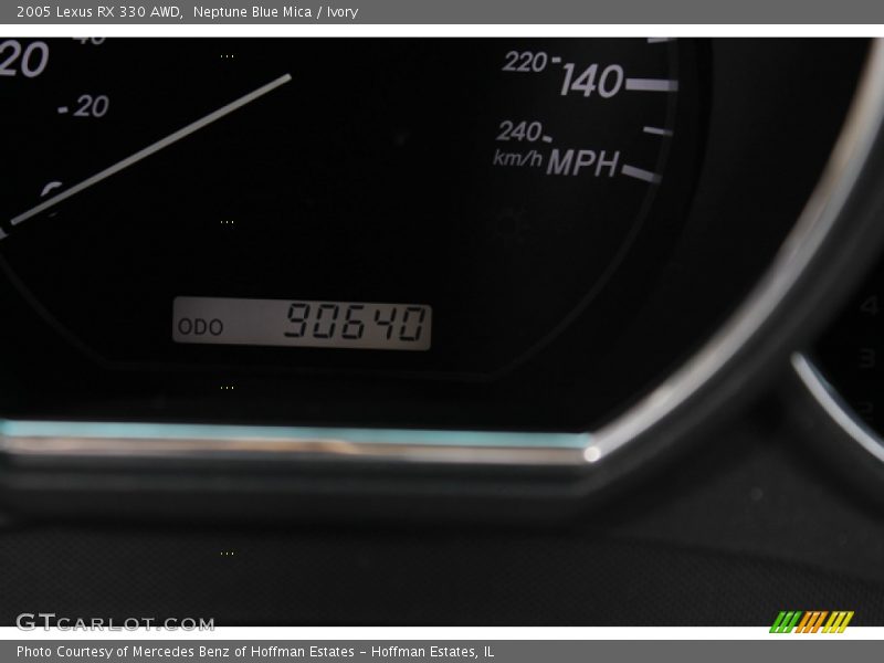Neptune Blue Mica / Ivory 2005 Lexus RX 330 AWD