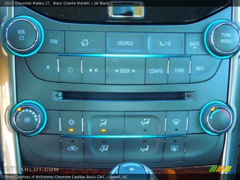 Black Granite Metallic / Jet Black 2013 Chevrolet Malibu LT