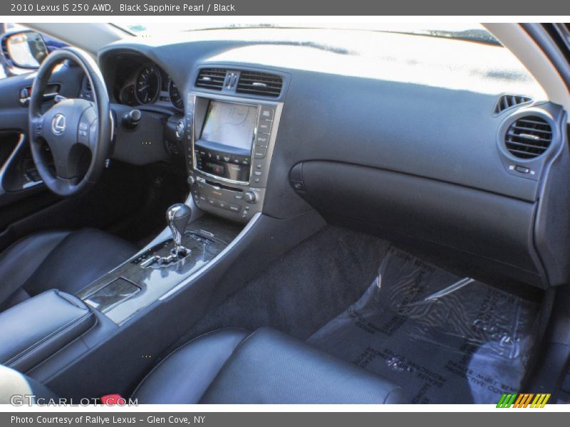 Black Sapphire Pearl / Black 2010 Lexus IS 250 AWD