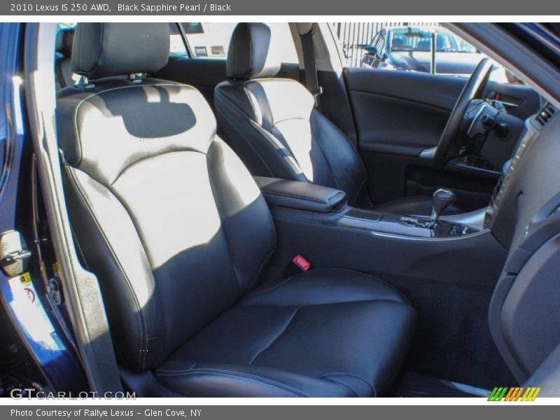 Black Sapphire Pearl / Black 2010 Lexus IS 250 AWD
