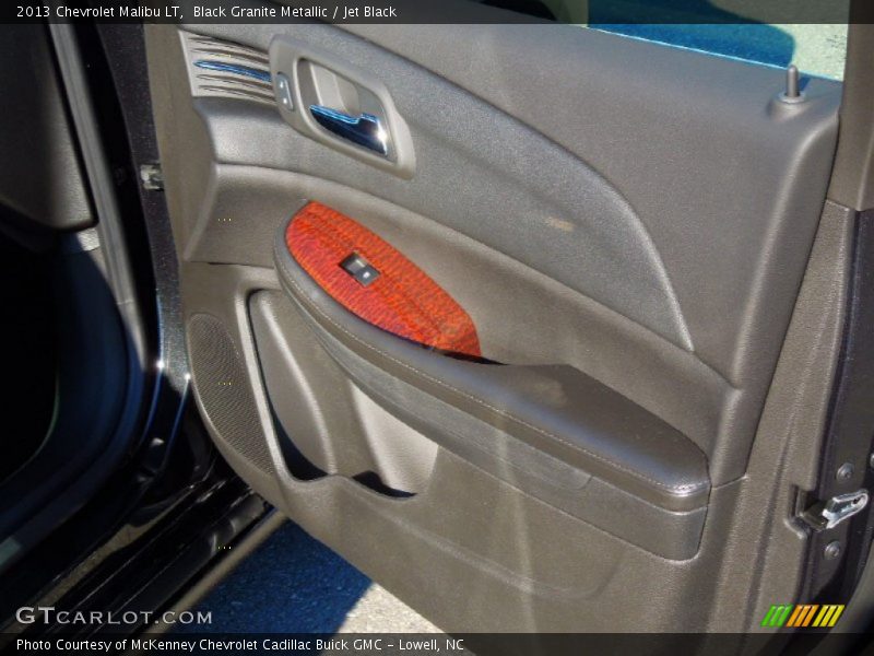 Black Granite Metallic / Jet Black 2013 Chevrolet Malibu LT