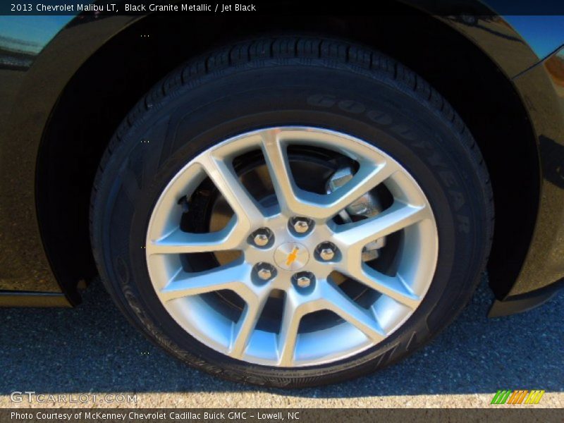 Black Granite Metallic / Jet Black 2013 Chevrolet Malibu LT