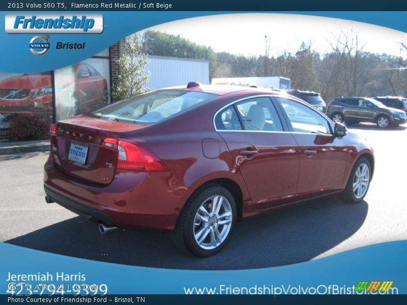 Flamenco Red Metallic / Soft Beige 2013 Volvo S60 T5