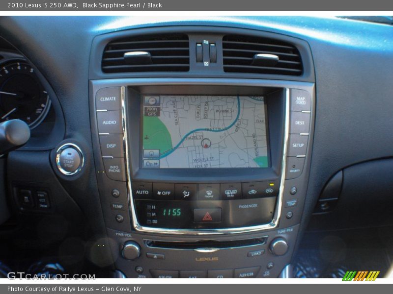 Black Sapphire Pearl / Black 2010 Lexus IS 250 AWD