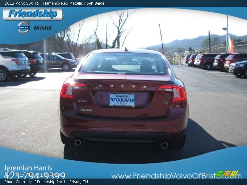 Flamenco Red Metallic / Soft Beige 2013 Volvo S60 T5