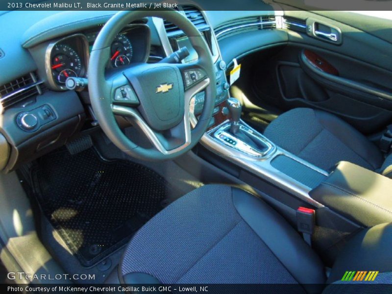 Black Granite Metallic / Jet Black 2013 Chevrolet Malibu LT