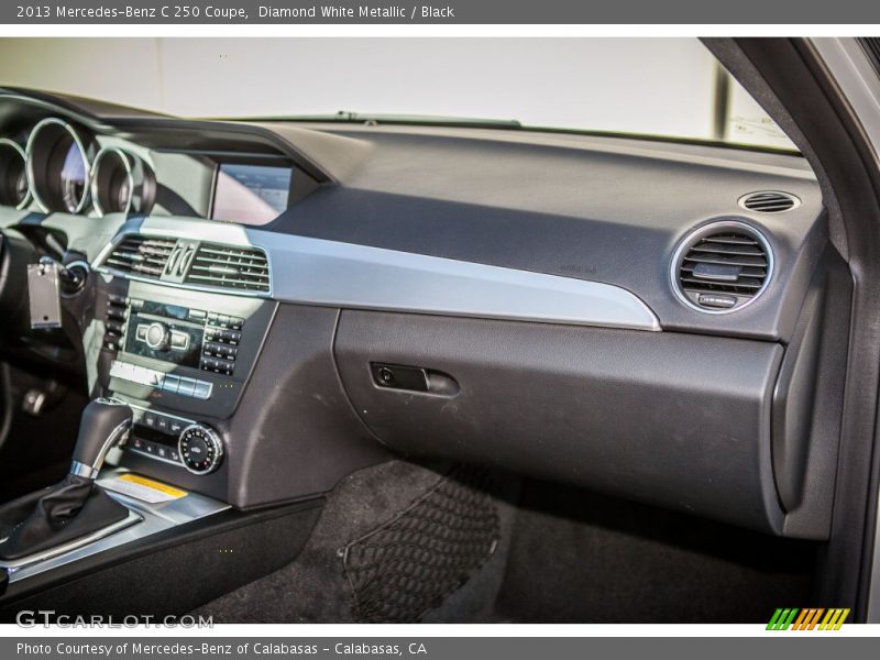 Diamond White Metallic / Black 2013 Mercedes-Benz C 250 Coupe