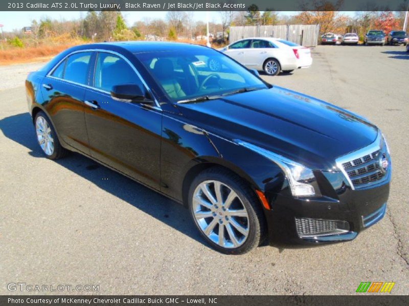 Black Raven / Jet Black/Jet Black Accents 2013 Cadillac ATS 2.0L Turbo Luxury