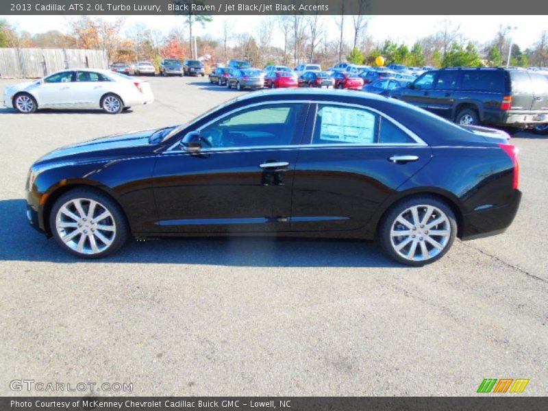 Black Raven / Jet Black/Jet Black Accents 2013 Cadillac ATS 2.0L Turbo Luxury