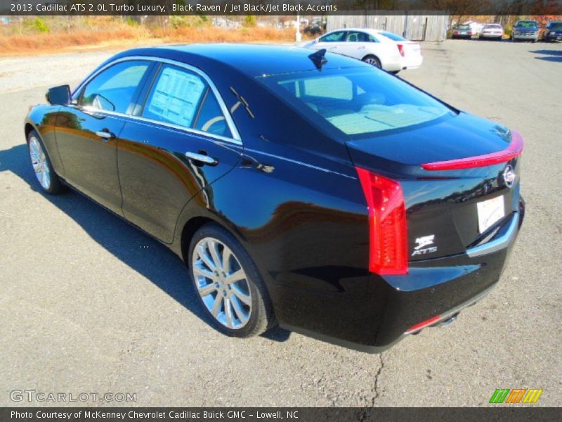 Black Raven / Jet Black/Jet Black Accents 2013 Cadillac ATS 2.0L Turbo Luxury