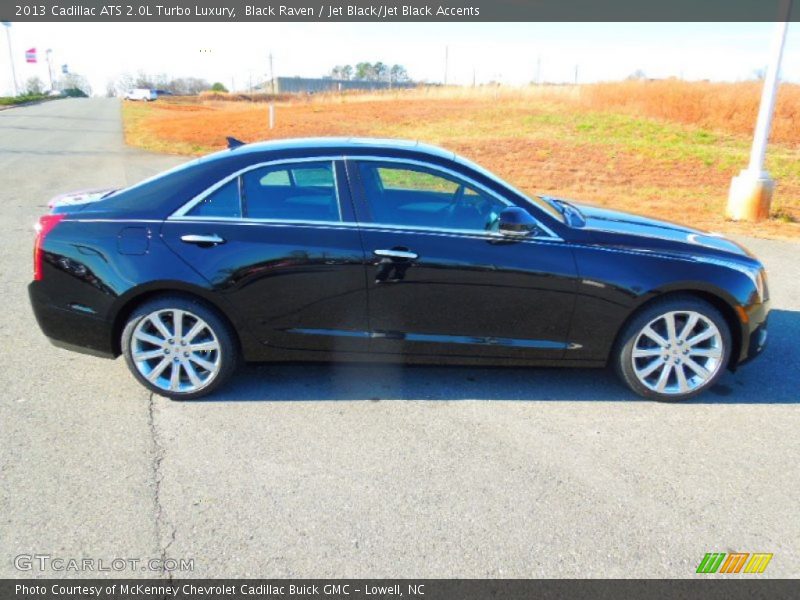 Black Raven / Jet Black/Jet Black Accents 2013 Cadillac ATS 2.0L Turbo Luxury
