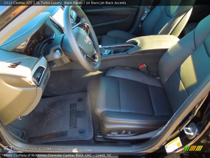 Black Raven / Jet Black/Jet Black Accents 2013 Cadillac ATS 2.0L Turbo Luxury