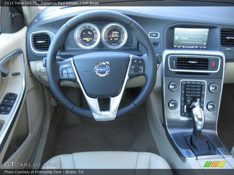 Flamenco Red Metallic / Soft Beige 2013 Volvo S60 T5