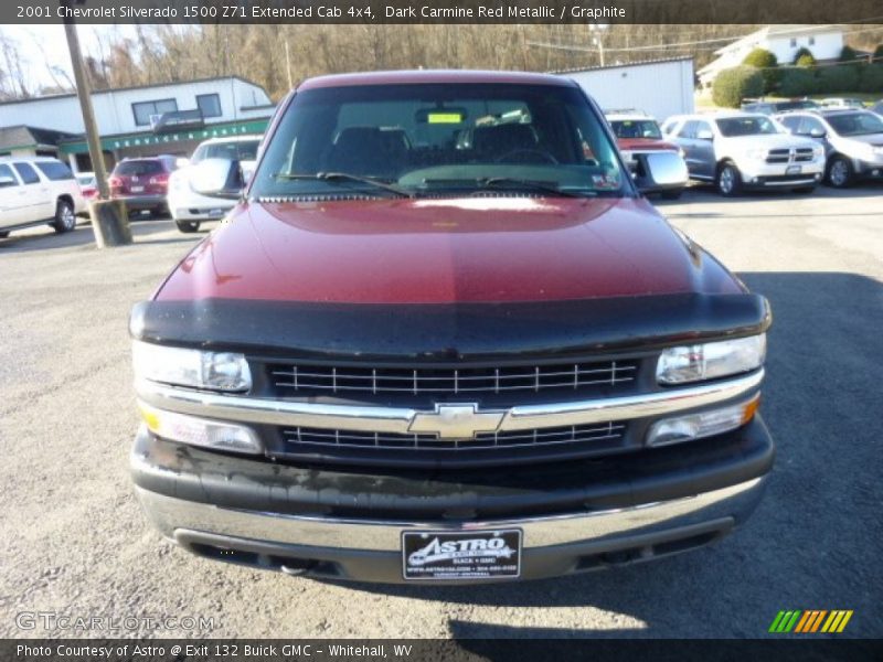 Dark Carmine Red Metallic / Graphite 2001 Chevrolet Silverado 1500 Z71 Extended Cab 4x4
