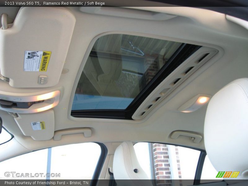 Flamenco Red Metallic / Soft Beige 2013 Volvo S60 T5