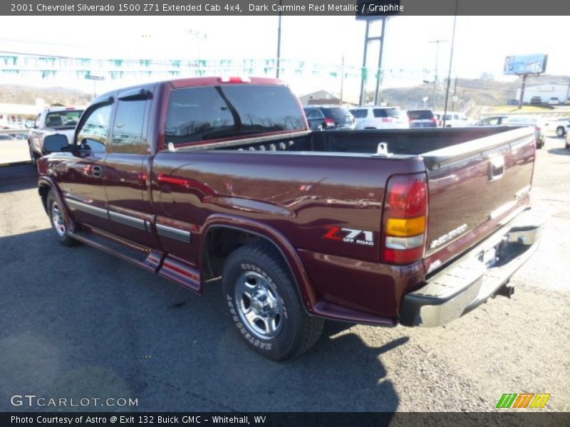 Dark Carmine Red Metallic / Graphite 2001 Chevrolet Silverado 1500 Z71 Extended Cab 4x4