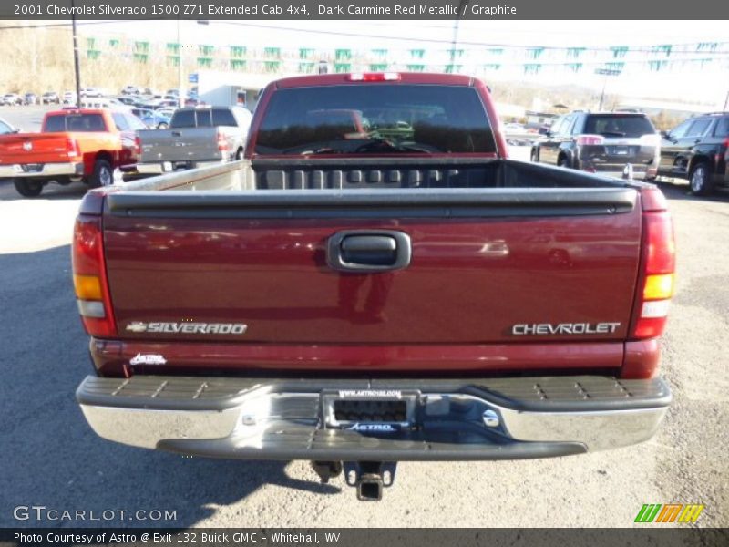 Dark Carmine Red Metallic / Graphite 2001 Chevrolet Silverado 1500 Z71 Extended Cab 4x4