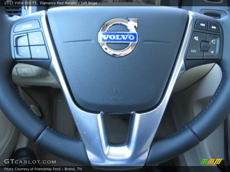 Flamenco Red Metallic / Soft Beige 2013 Volvo S60 T5