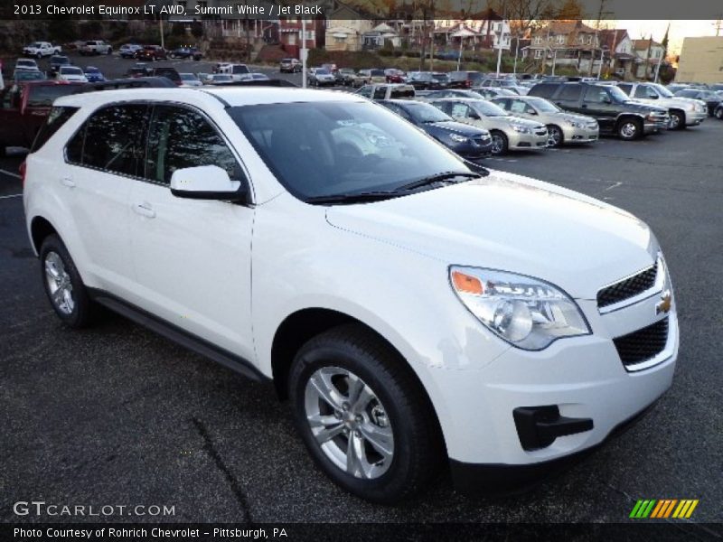 Summit White / Jet Black 2013 Chevrolet Equinox LT AWD