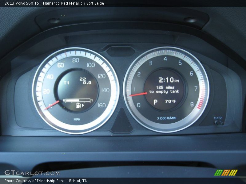 Flamenco Red Metallic / Soft Beige 2013 Volvo S60 T5