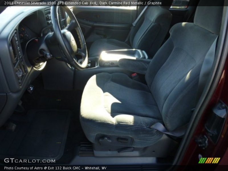 Dark Carmine Red Metallic / Graphite 2001 Chevrolet Silverado 1500 Z71 Extended Cab 4x4